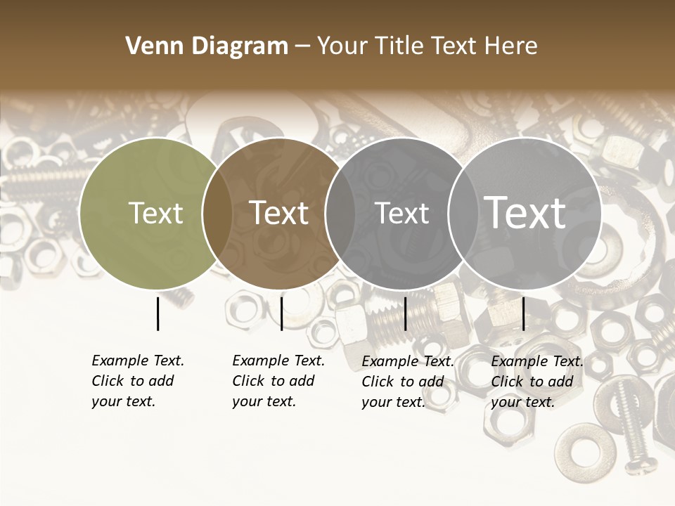 Nut Threaded Background PowerPoint Template