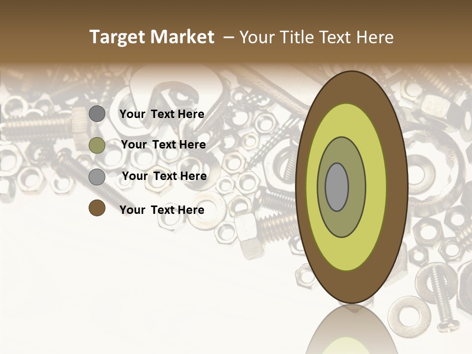 Nut Threaded Background PowerPoint Template