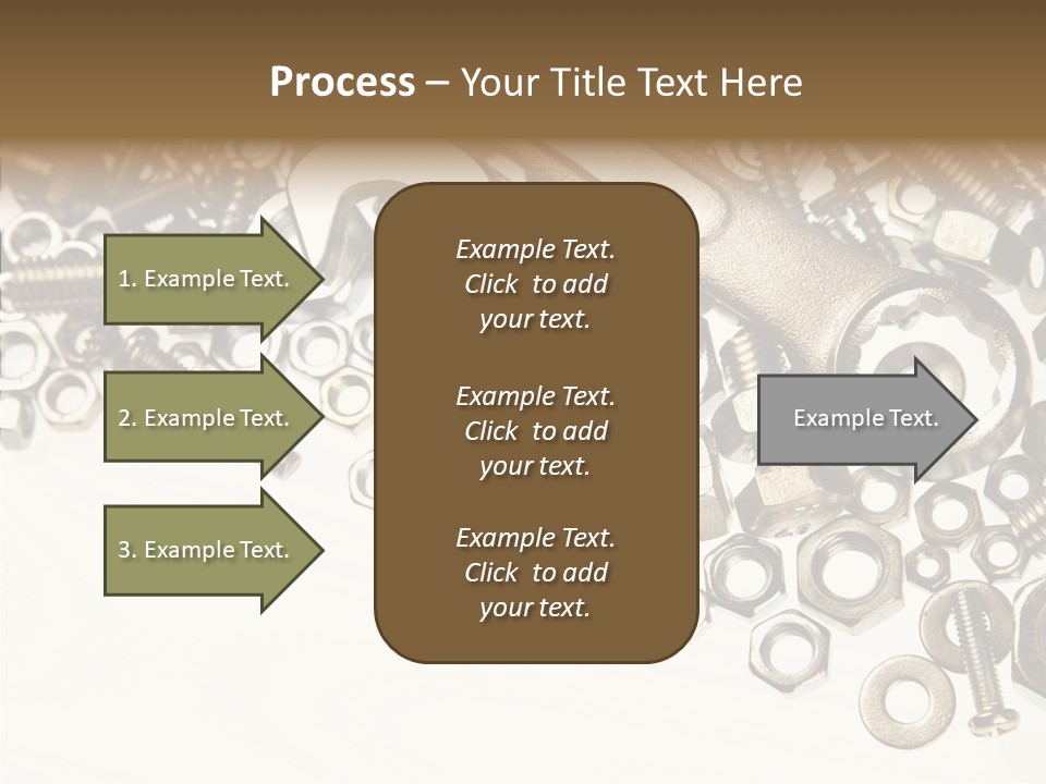 Nut Threaded Background PowerPoint Template