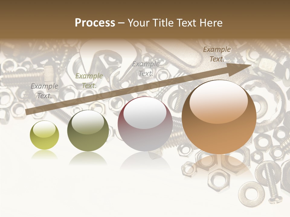 Nut Threaded Background PowerPoint Template