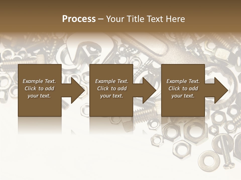 Nut Threaded Background PowerPoint Template