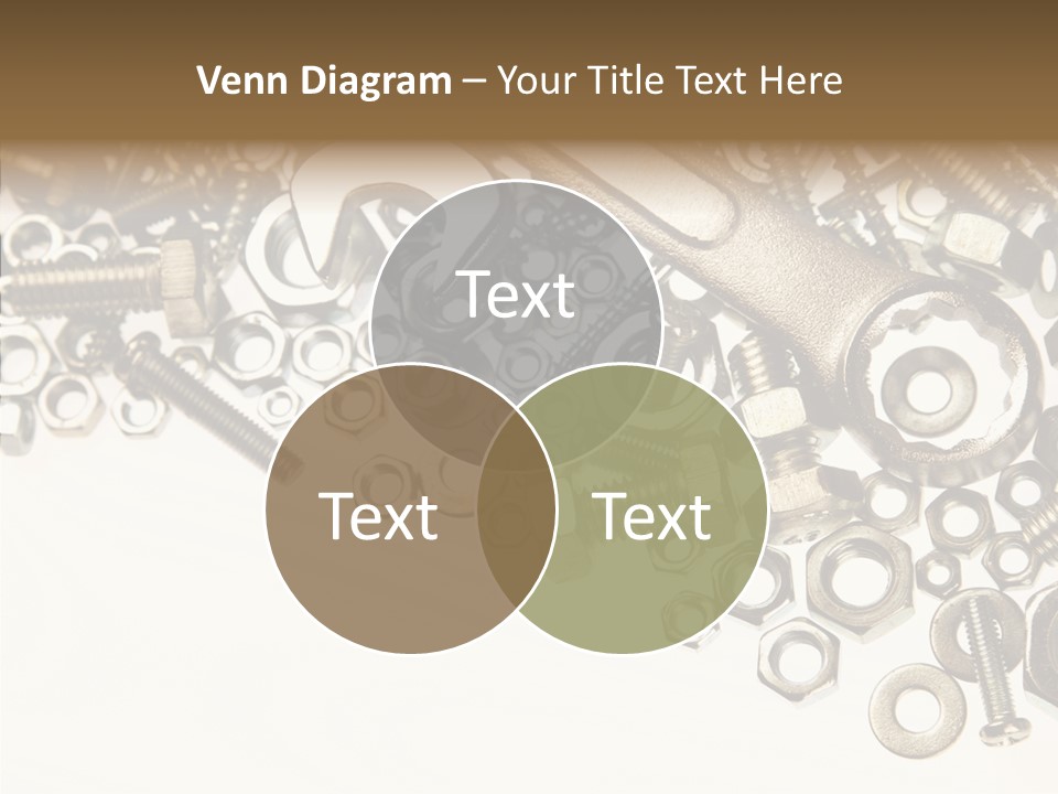 Nut Threaded Background PowerPoint Template