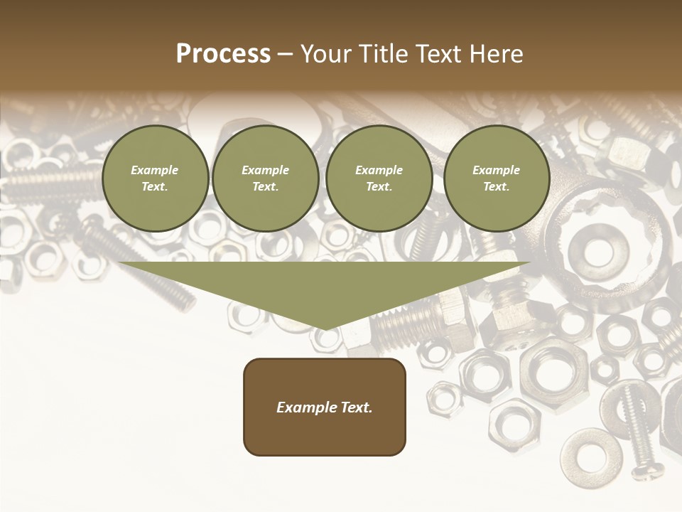 Nut Threaded Background PowerPoint Template