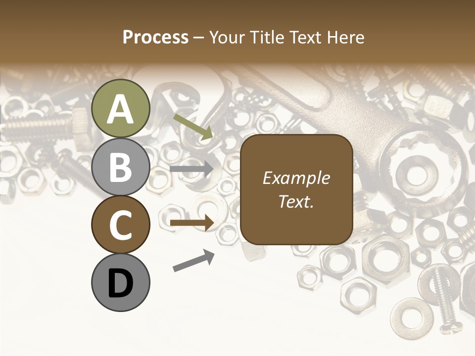 Nut Threaded Background PowerPoint Template