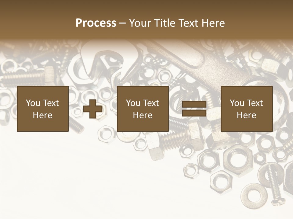 Nut Threaded Background PowerPoint Template