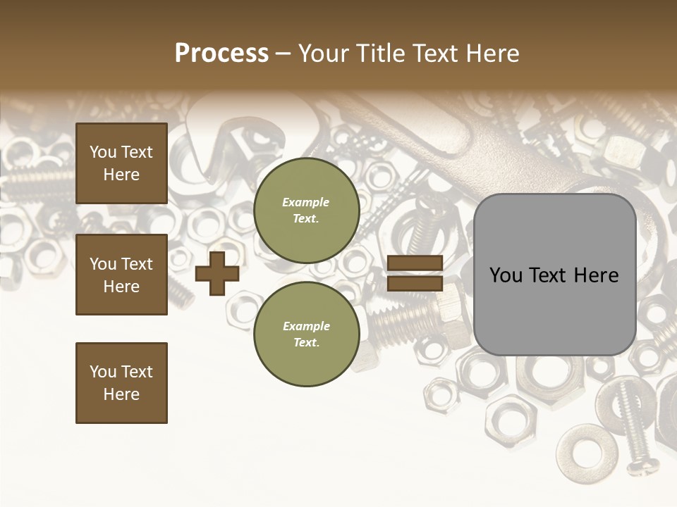 Nut Threaded Background PowerPoint Template