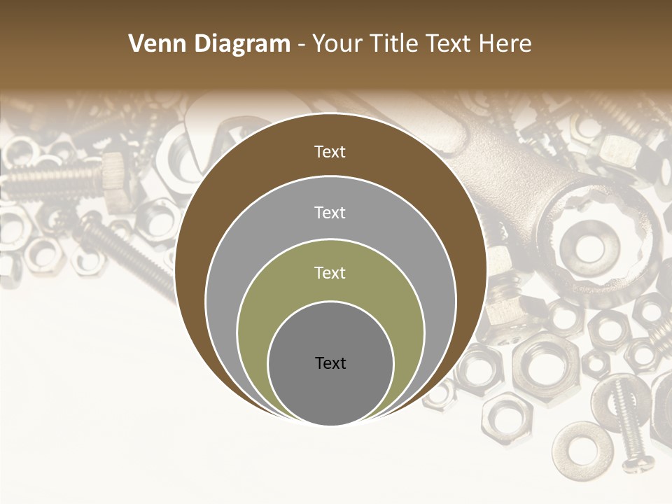 Nut Threaded Background PowerPoint Template