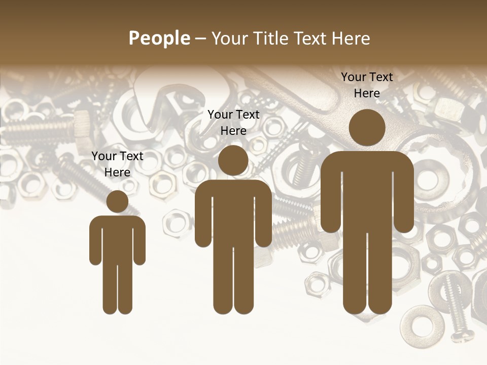 Nut Threaded Background PowerPoint Template