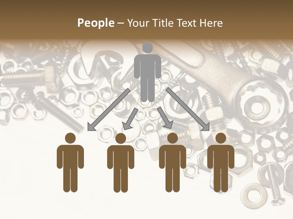 Nut Threaded Background PowerPoint Template