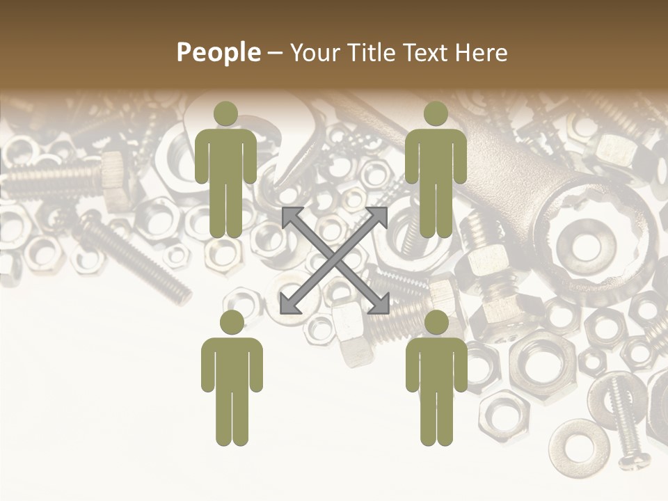 Nut Threaded Background PowerPoint Template