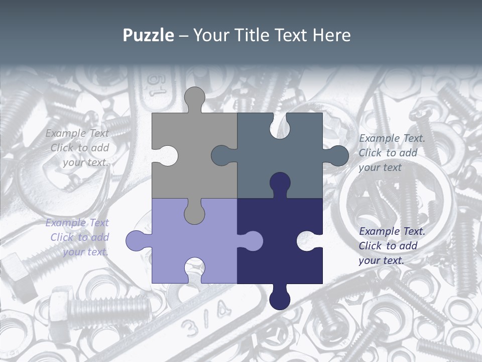 Nut Industrial Nobody PowerPoint Template