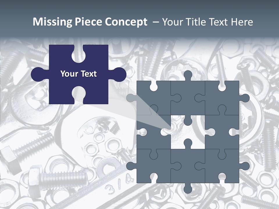 Nut Industrial Nobody PowerPoint Template