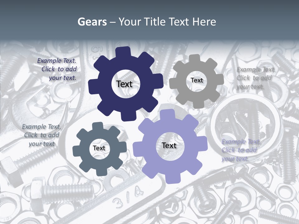 Nut Industrial Nobody PowerPoint Template