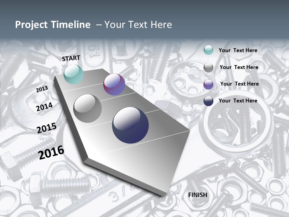 Nut Industrial Nobody PowerPoint Template
