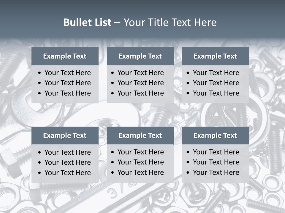 Nut Industrial Nobody PowerPoint Template