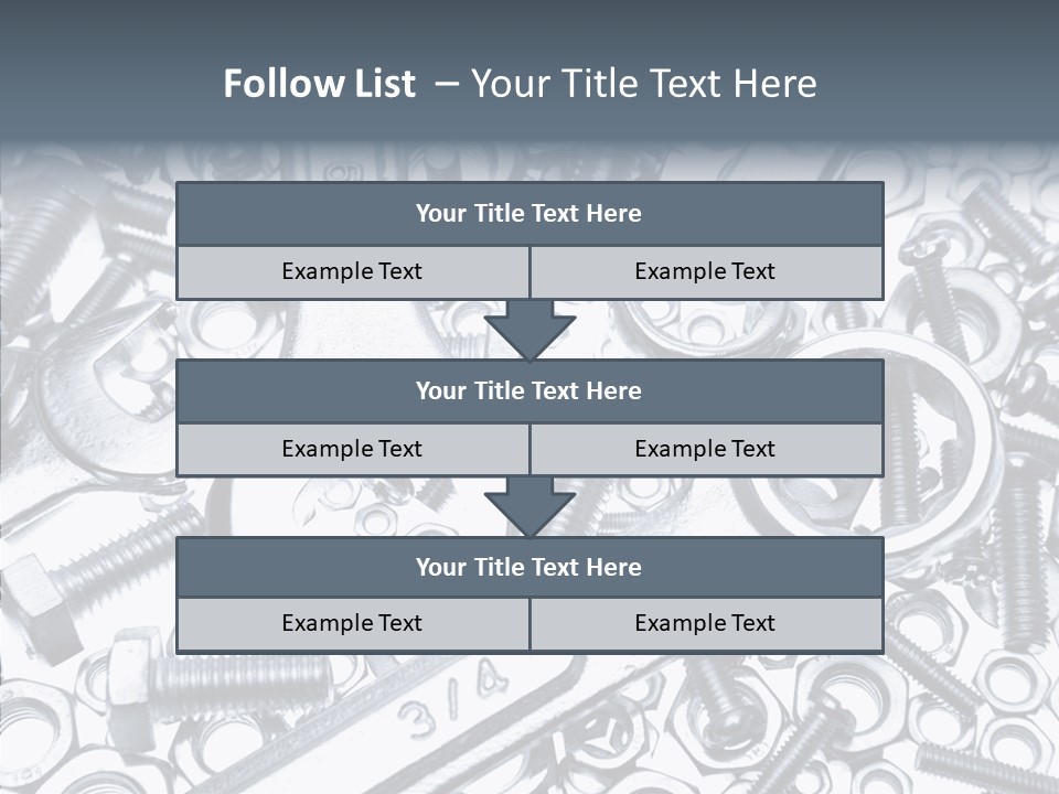 Nut Industrial Nobody PowerPoint Template