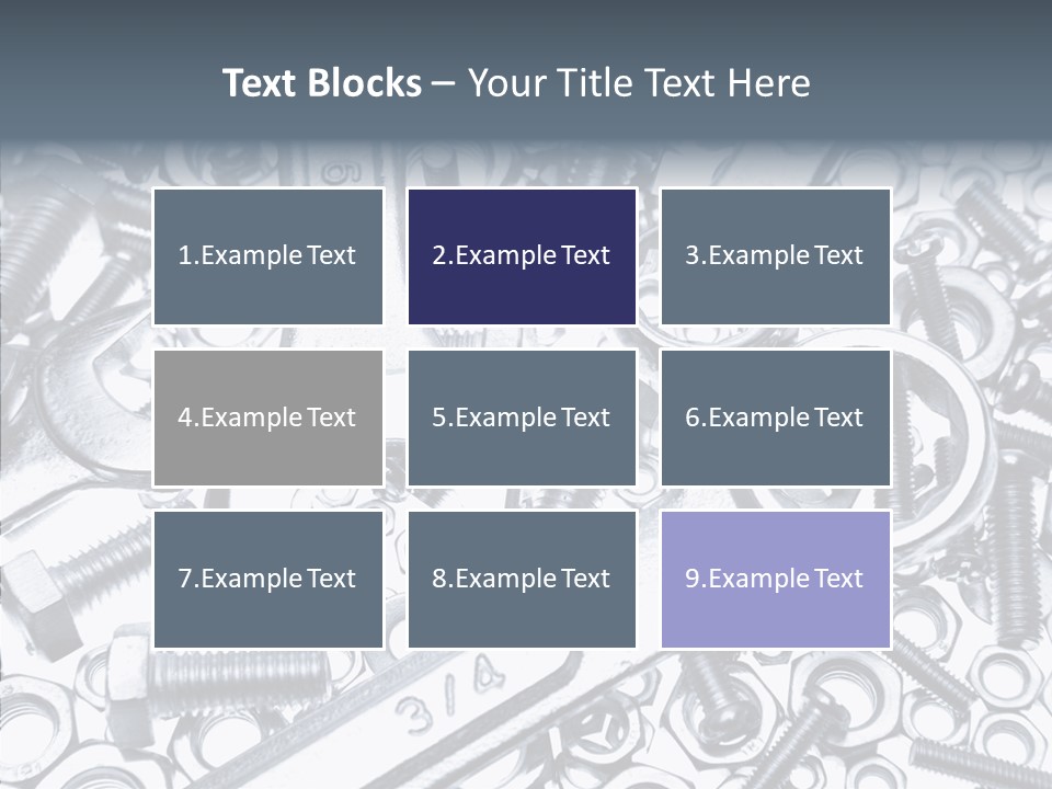 Nut Industrial Nobody PowerPoint Template