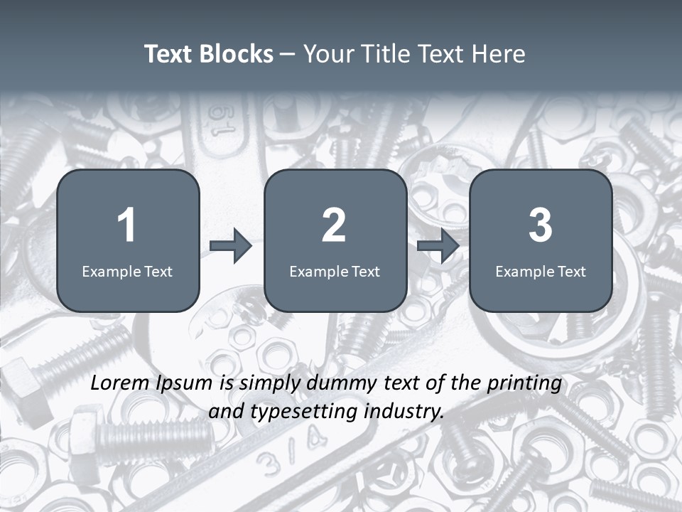 Nut Industrial Nobody PowerPoint Template