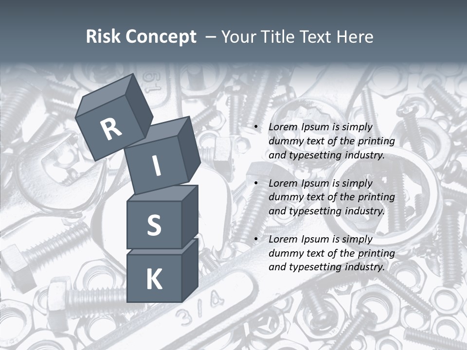 Nut Industrial Nobody PowerPoint Template