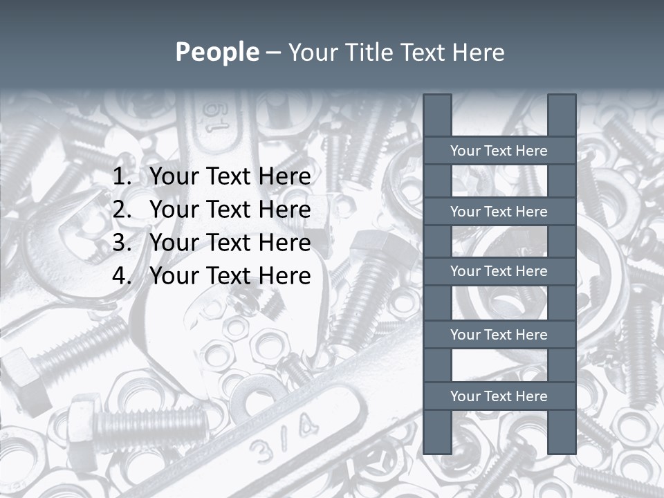 Nut Industrial Nobody PowerPoint Template
