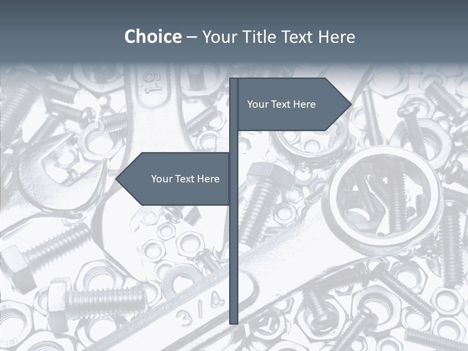 Nut Industrial Nobody PowerPoint Template