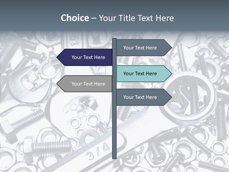 Nut Industrial Nobody PowerPoint Template