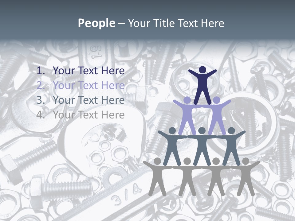 Nut Industrial Nobody PowerPoint Template