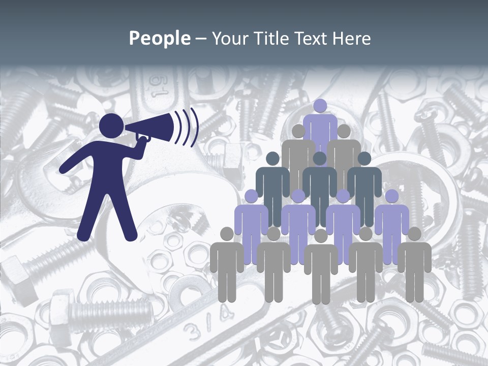 Nut Industrial Nobody PowerPoint Template