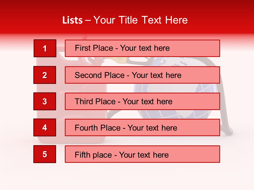 Oil Energy Jerrycan PowerPoint Template