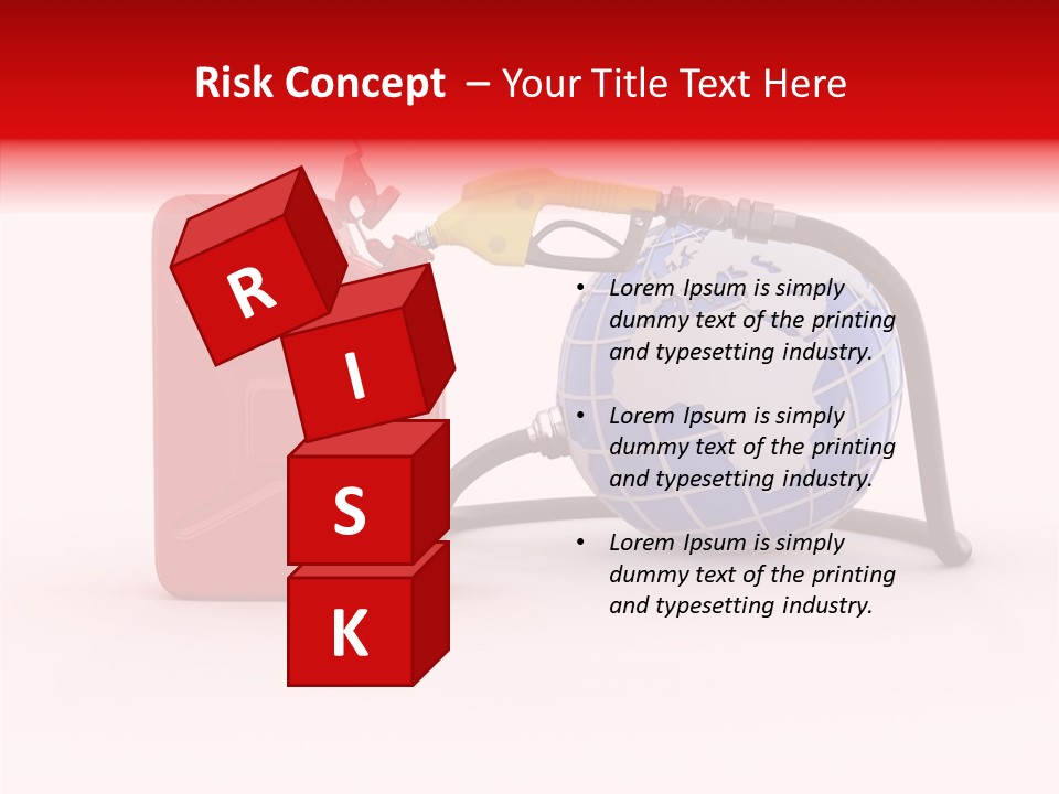 Oil Energy Jerrycan PowerPoint Template