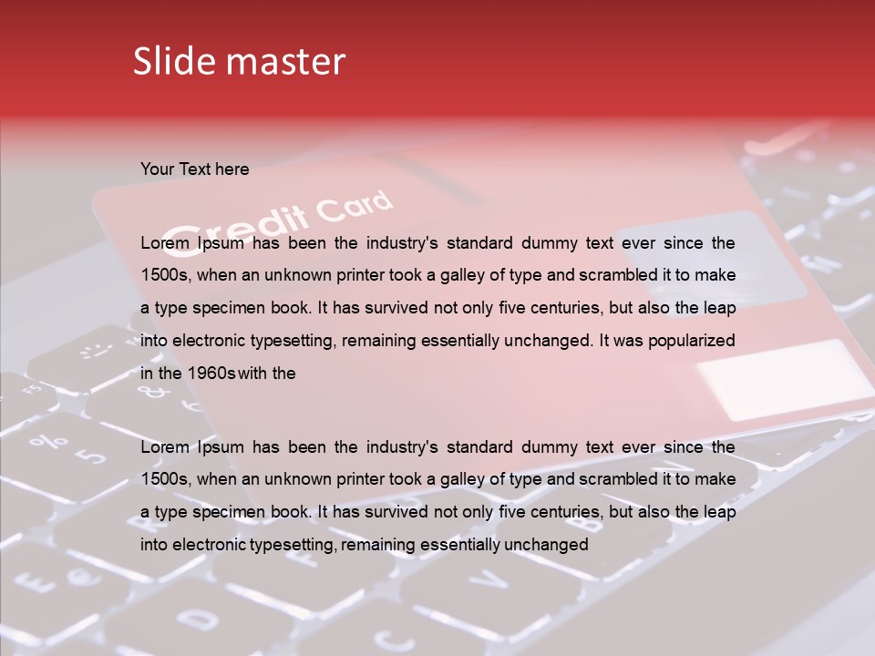 Number Card Ecommerce PowerPoint Template