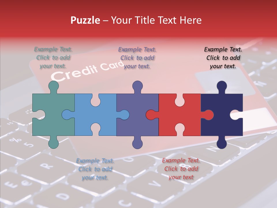 Number Card Ecommerce PowerPoint Template