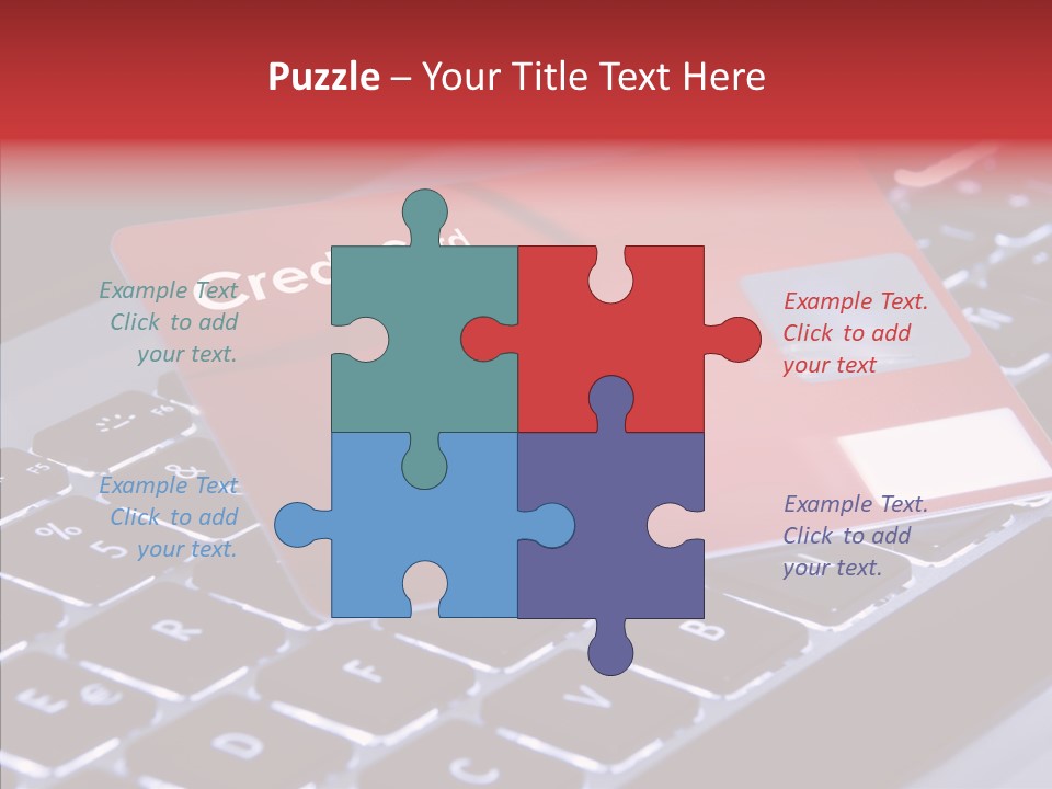 Number Card Ecommerce PowerPoint Template