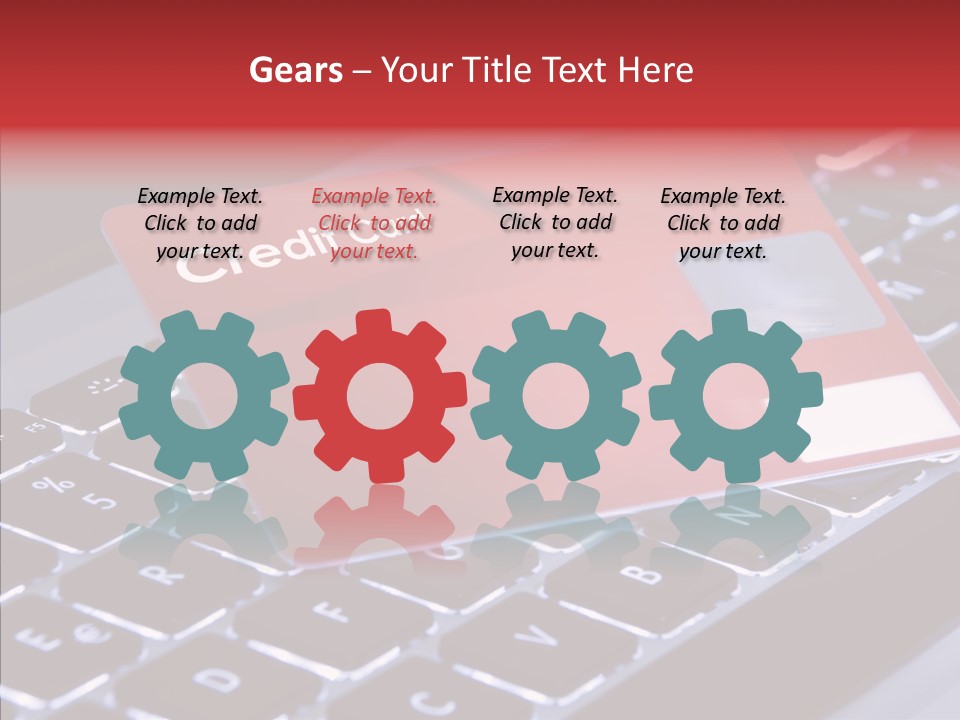 Number Card Ecommerce PowerPoint Template