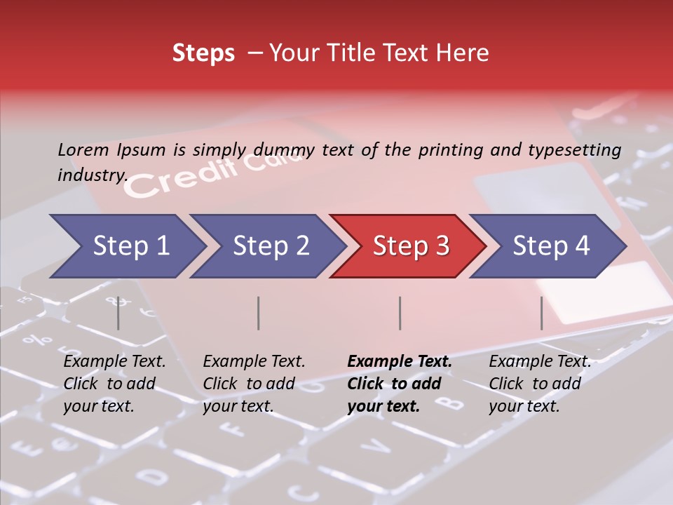 Number Card Ecommerce PowerPoint Template