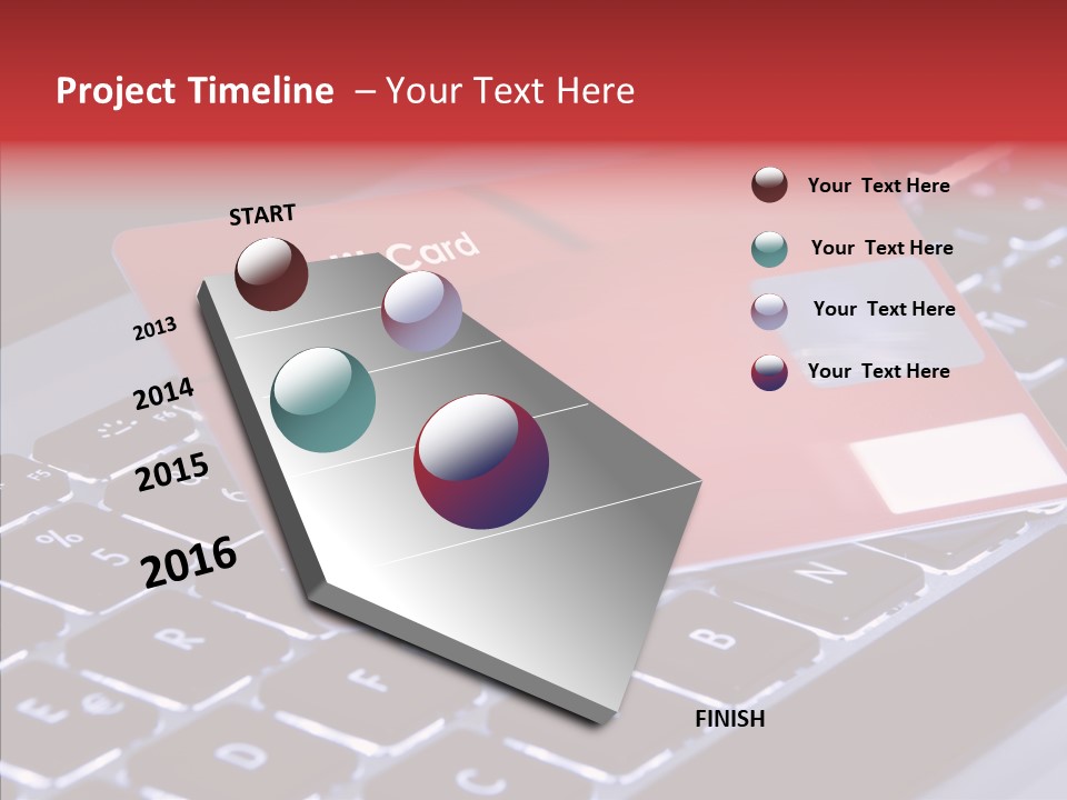 Number Card Ecommerce PowerPoint Template