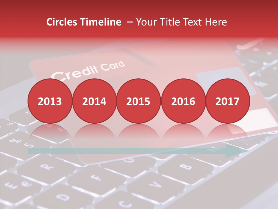 Number Card Ecommerce PowerPoint Template