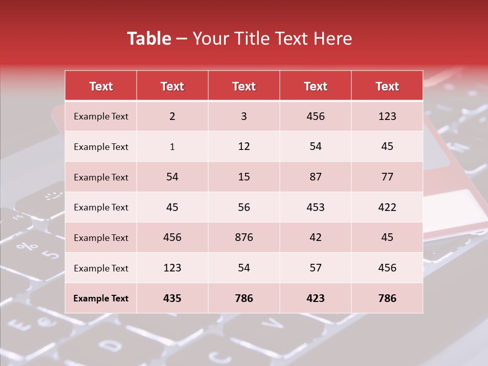 Number Card Ecommerce PowerPoint Template