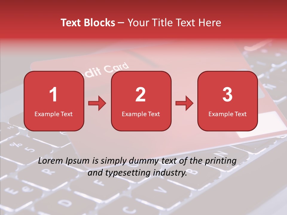 Number Card Ecommerce PowerPoint Template