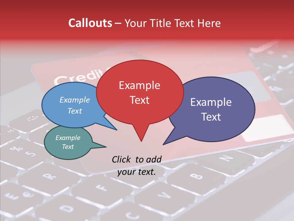 Number Card Ecommerce PowerPoint Template
