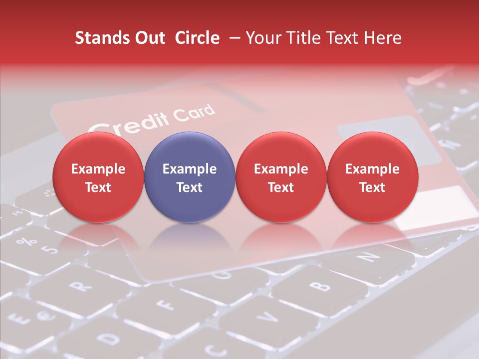 Number Card Ecommerce PowerPoint Template