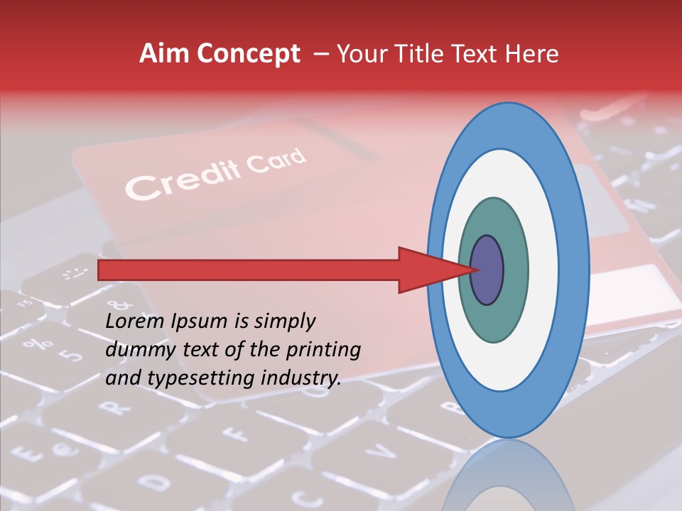 Number Card Ecommerce PowerPoint Template