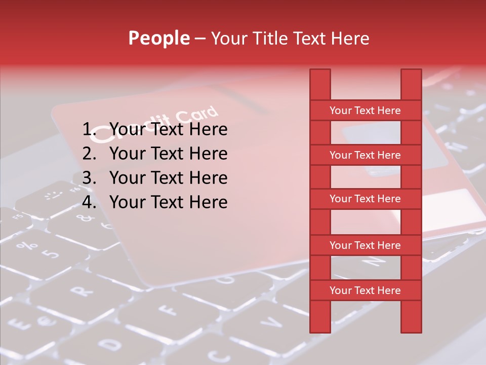 Number Card Ecommerce PowerPoint Template