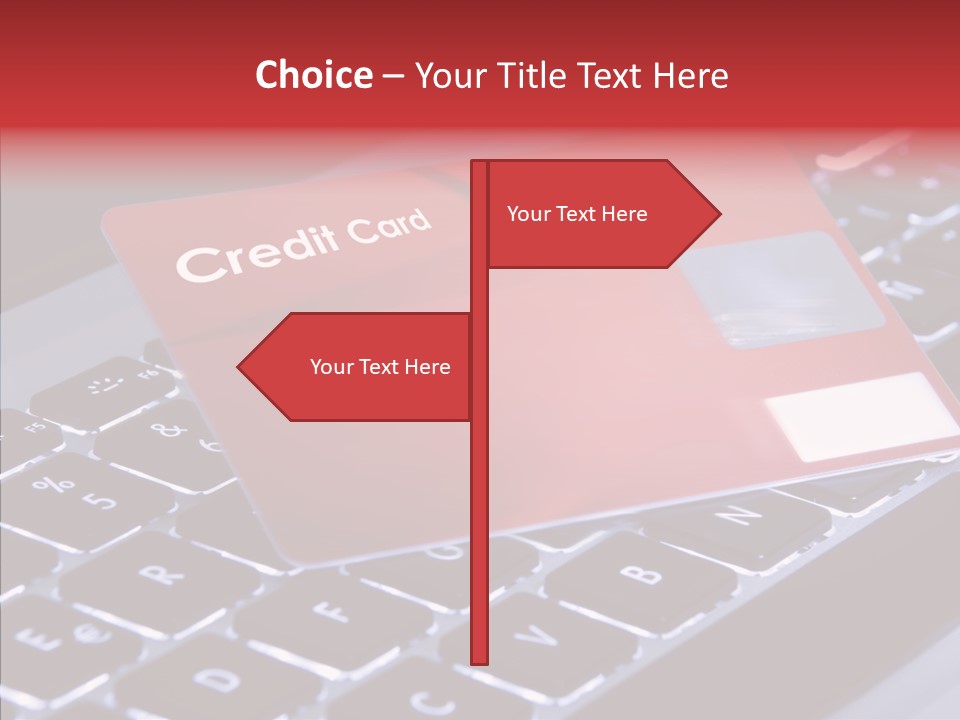 Number Card Ecommerce PowerPoint Template