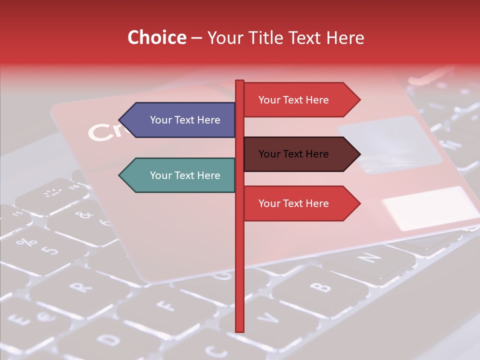 Number Card Ecommerce PowerPoint Template