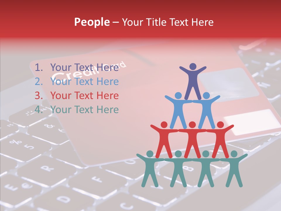 Number Card Ecommerce PowerPoint Template