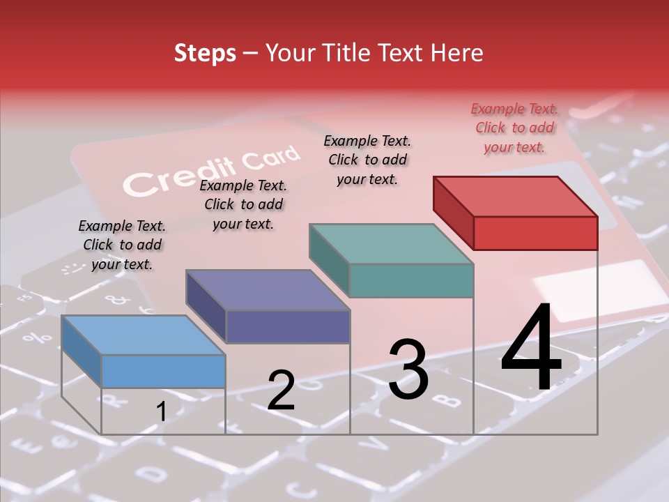 Number Card Ecommerce PowerPoint Template