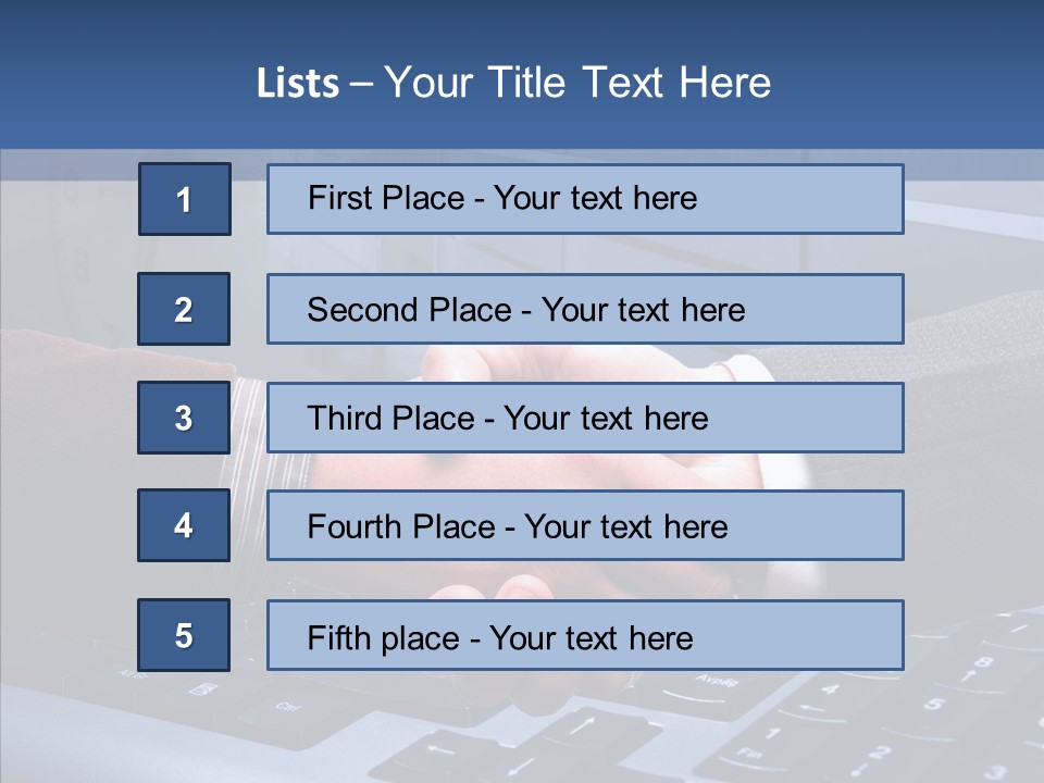 Online Greeting Agreement PowerPoint Template