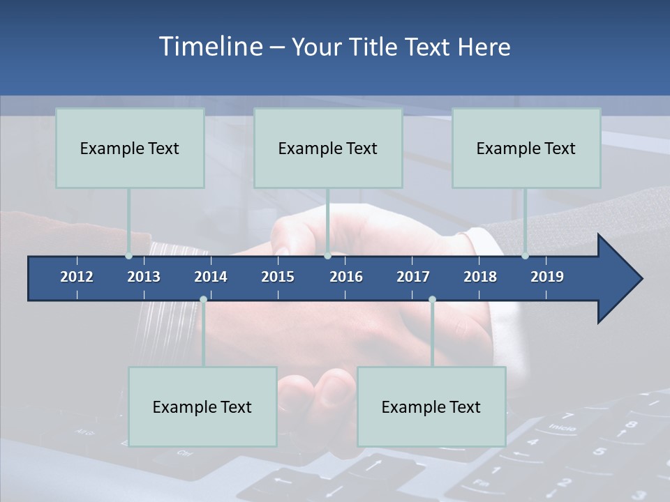 Online Greeting Agreement PowerPoint Template