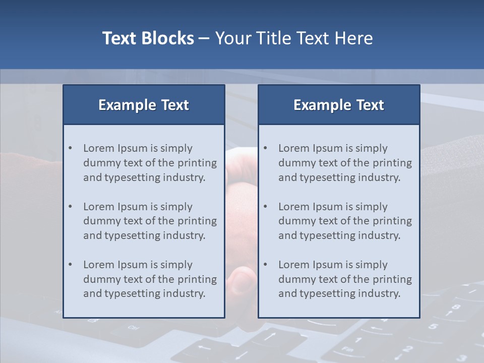 Online Greeting Agreement PowerPoint Template